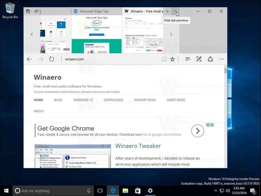 Pembaruan Windows 10 Creator Edge 1703 Microsoft