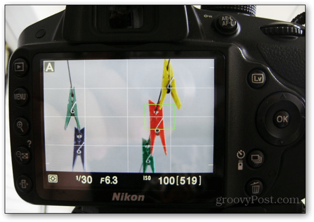 pengaturan foto pengaturan tripod fokus langsung dslr f / 6.3 6.3 nikon