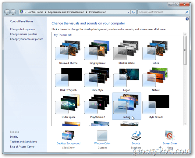 Perpustakaan Tema Windows 7