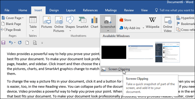 Cara Mengambil Screenshot di Kantor dan Memasukkannya ke dalam Dokumen