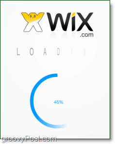 eidtor situs web wix flash dapat mengambil waktu sejenak untuk memuat