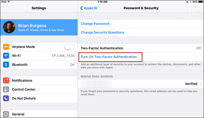 Cara Mengaktifkan Otentikasi Dua Faktor untuk ID Apple Anda