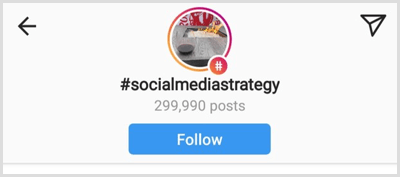 jumlah total postingan untuk hashtag Instagram tertentu