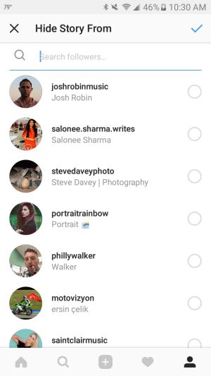 Anda dapat memblokir pengikut Instagram tertentu agar tidak melihat cerita Anda.