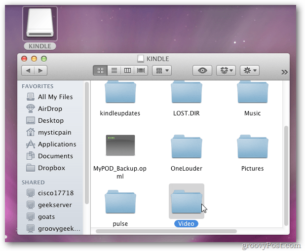 Kindle Fire Mac OS X 10.7