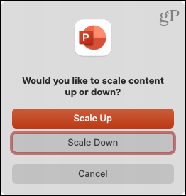 Pilih Scale Up atau Scale Down