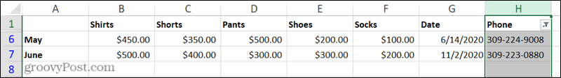 Filter Dasar untuk Nilai Unik di Excel