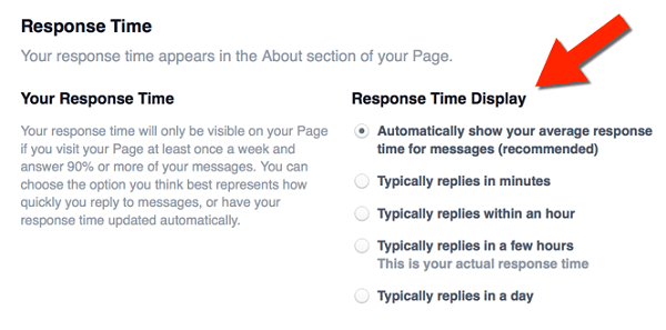waktu respon facebook