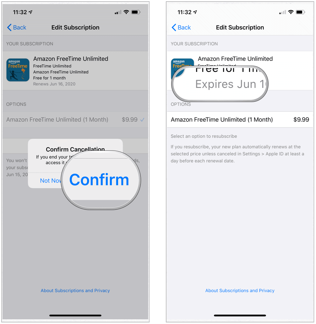 Pembatalan Konfirmasi App Store