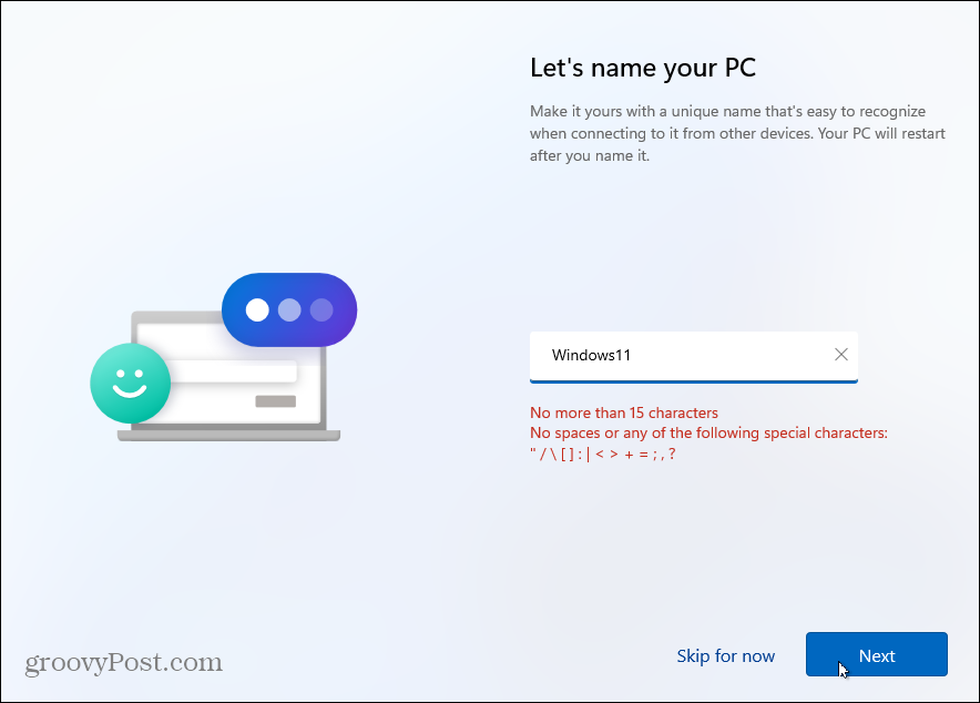 Nama PC Windows 11