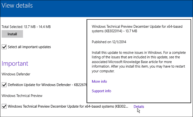 Pembaruan Windows 10 Desember