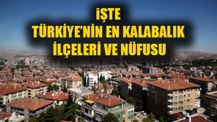 kabupaten terpadat yang paling Turki dan populasi 2019