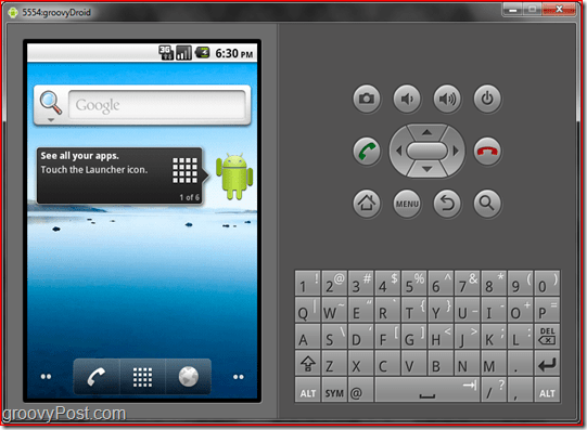 Telepon Android Virtual