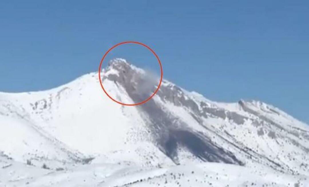 Sebuah pernyataan datang dari AFAD terkait kebakaran yang terjadi di gunung Kuş Kayası!