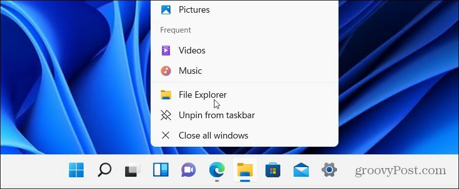  luncurkan File Explorer Windows 11