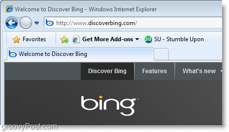 Internet Explorer 8 - semuanya bersih! tidak ada lagi situs yang disarankan