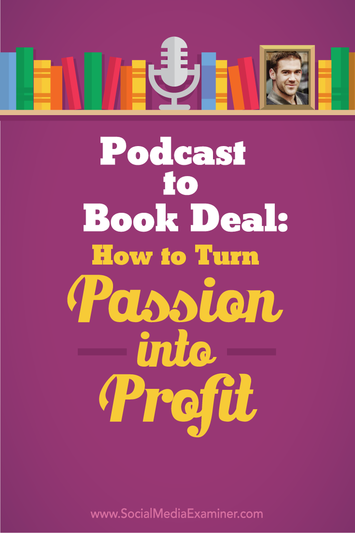 Promo Podcast ke Buku: Cara Mengubah Semangat Anda Menjadi Untung: Penguji Media Sosial