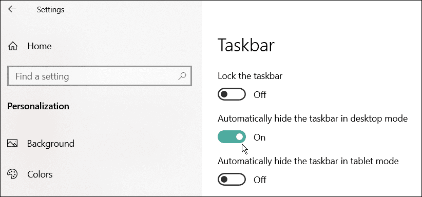 autohide fix windows taskbar ditampilkan dalam layar penuh