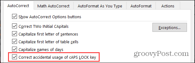 Caps Lock Koreksi Otomatis pada Windows