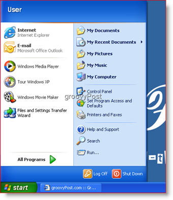 Windows XP Disetel untuk Penampilan terbaik
