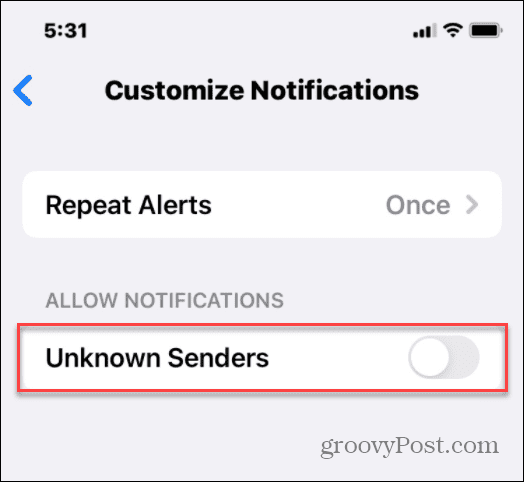 Sembunyikan Teks Spam dari Pengirim Tidak Dikenal di iPhone