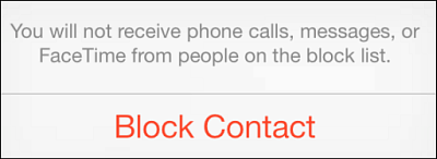 Blokir Penelepon iOS 7