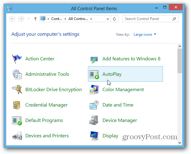 Putar Otomatis Windows 8 Desktop