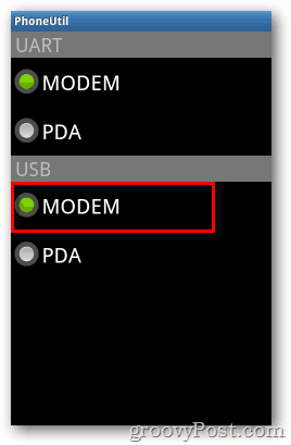 Mode Modem PhoneUTIL Epic 4G