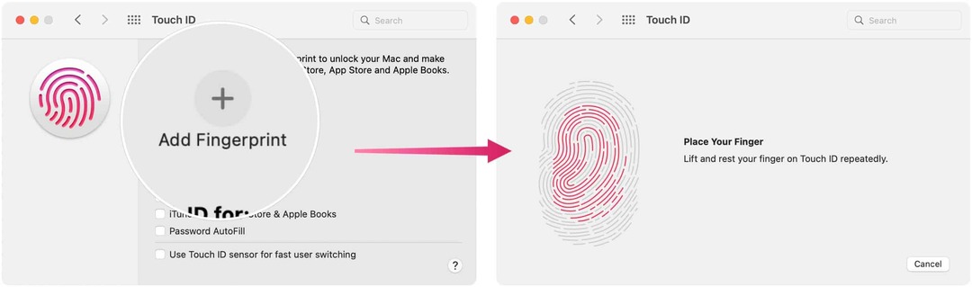 Masalah Touch ID: Tambahkan sidik jari