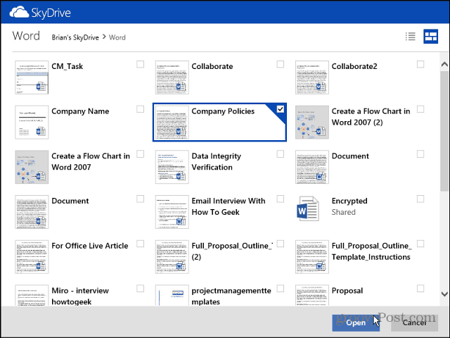 Cara Berbagi File dari SkyDrive di Outlook.com