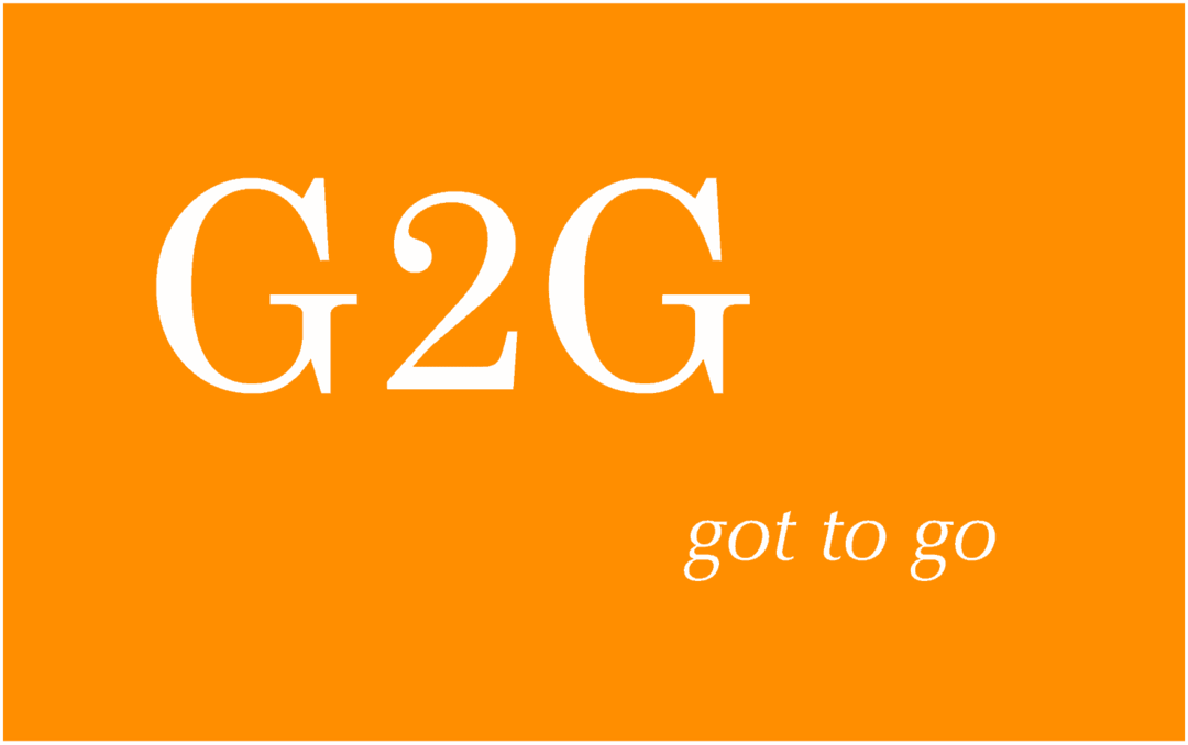 Apa Arti G2G dan Bagaimana Anda Menggunakannya?