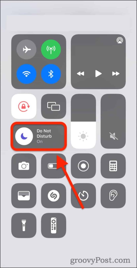 Mengaktifkan Jangan Ganggu di iPhone