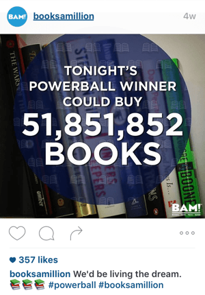 buku satu juta contoh branding instagram