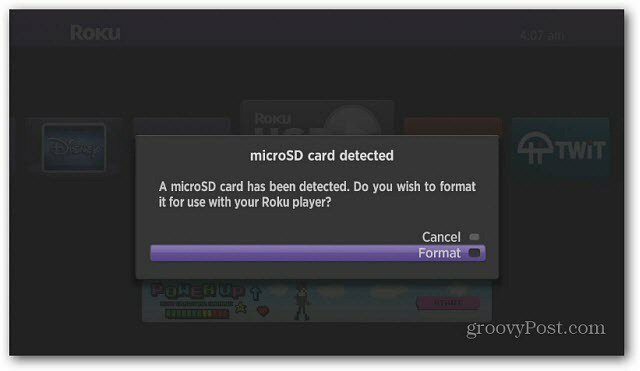 Kartu microSD Terdeteksi