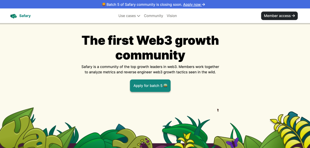 safaryclub-web3-bisnis-komunitas