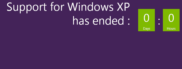 Dukungan Microsoft Ends XP