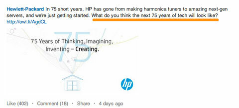 hewlett-packard di linkedin