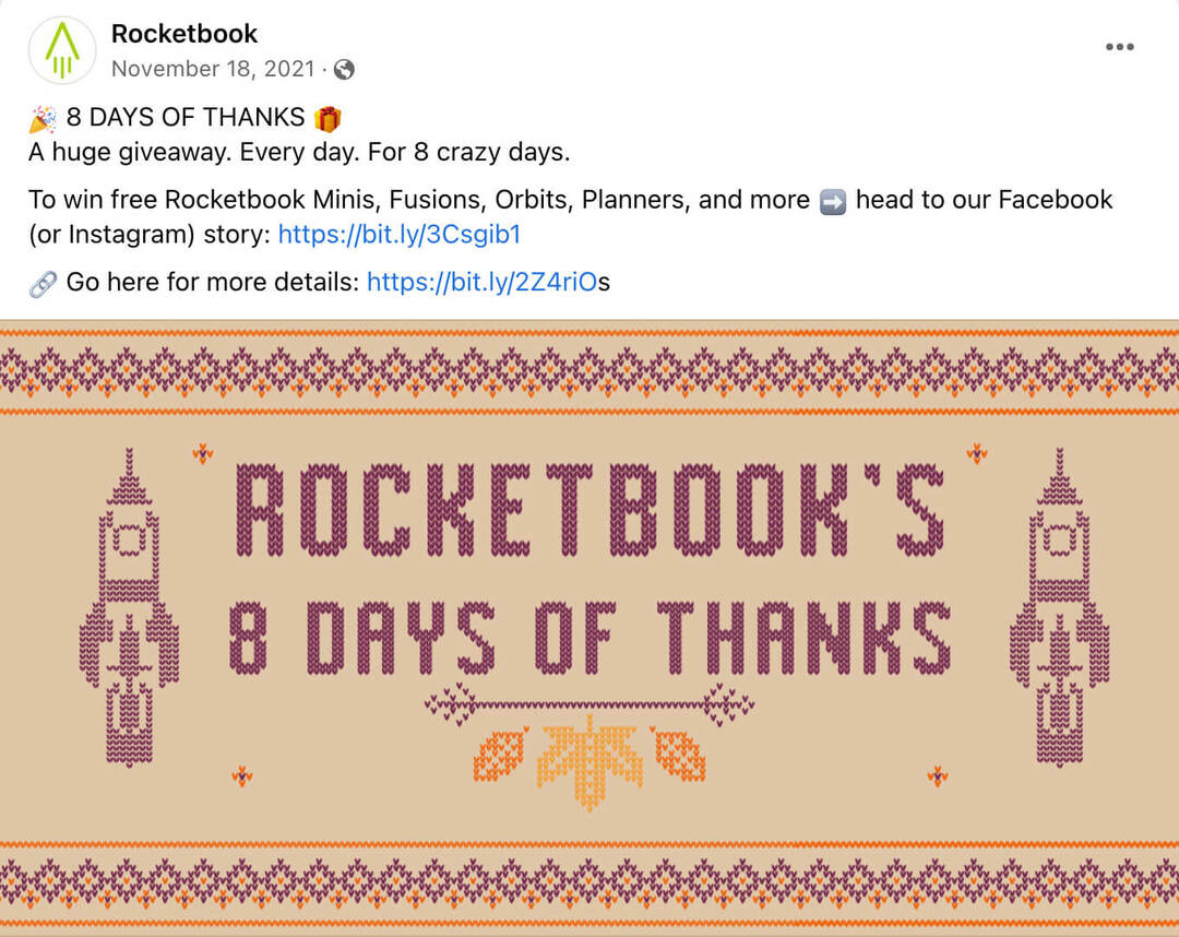 cara-membuat-momentum-dengan-multi-day-social-media-giveaway-seasonal-liburan-giveaways-and-contests-rocketbook-example-2