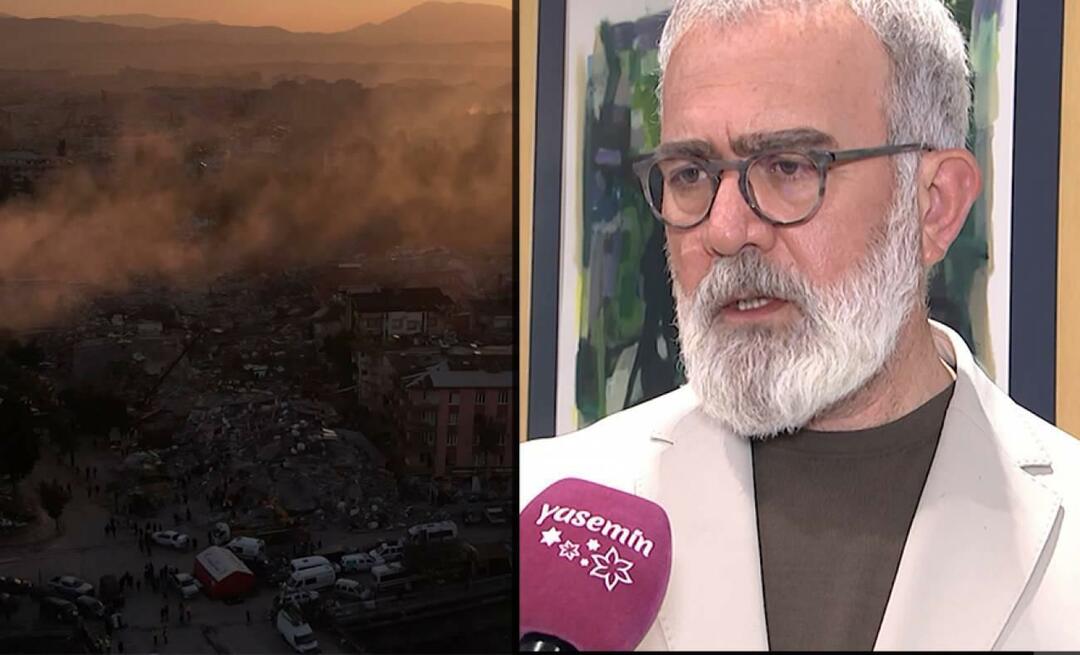 Bahadır Yenişehirlioğlu berbicara secara pribadi kepada Yasemin: Jika gempa ini terjadi di Inggris...