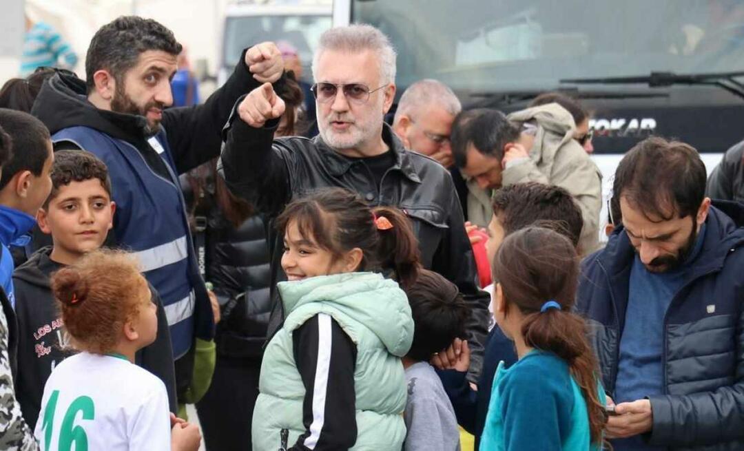 Tamer, yang pergi ke daerah gempa, bertemu dengan anak-anak dari Karadağ! "Kami di sini untuk menghiburmu"