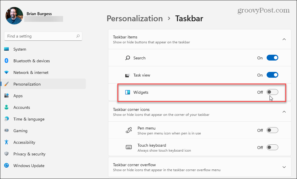 Cara Menghapus Widget dari Taskbar Windows 11