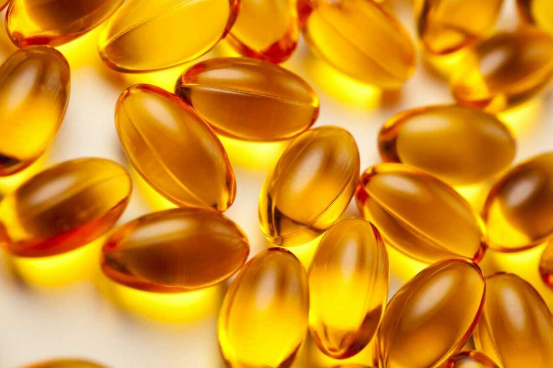 Vitamin E juga dapat ditambahkan dalam bentuk pil.