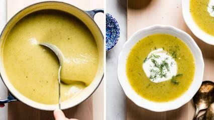Bagaimana cara membuat sup zucchini krim yang sehat? Resep Sup Labu Krim Mudah