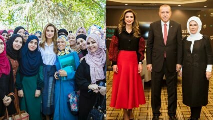 Mode dan kombinasi Jordan Queen Rania Al Abdullah