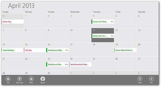 Cara Menambahkan Acara Kalender Google di Aplikasi Kalender Windows 8