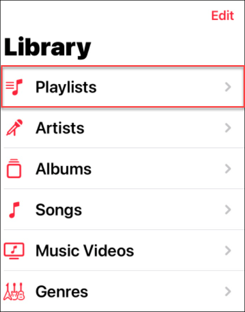  mengubah gambar daftar putar di Apple Music