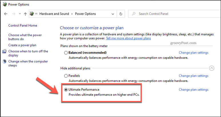 Aktifkan Mode Kinerja Utama di Windows 10