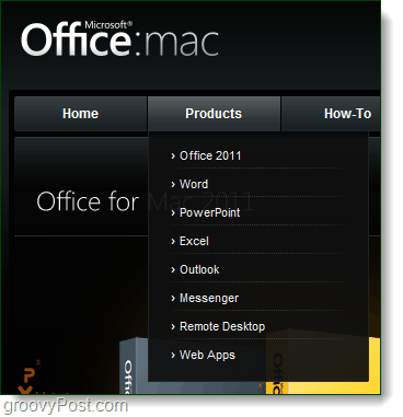 kantor untuk situs web mac