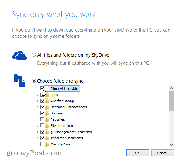 Cara Menyinkronkan Folder Tertentu dari SkyDrive ke Komputer Anda
