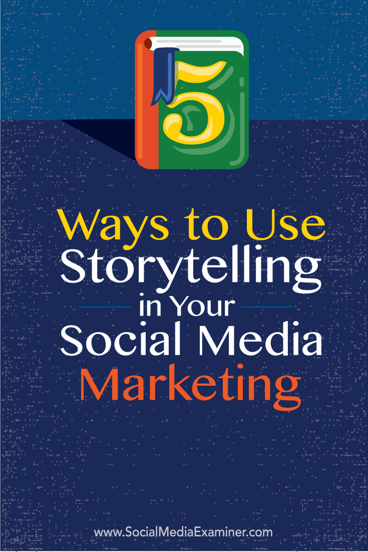 bagaimana menggunakan storytelling dalam pemasaran media sosial Anda